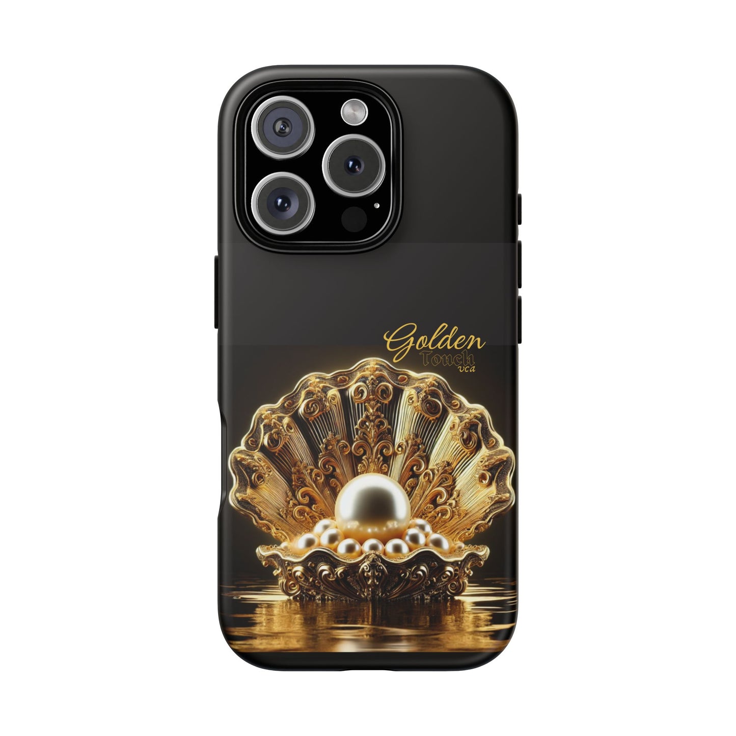 "Golden Touch" Collection - 'OShellPearls' design by vca - Designer iPhone Tough Cases