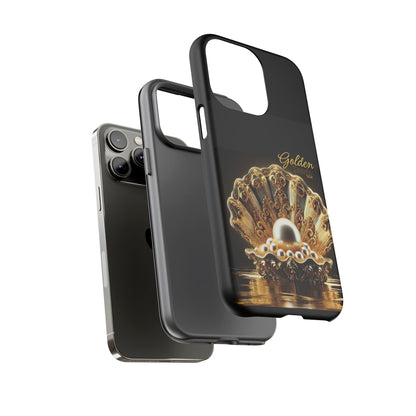 "Golden Touch" Collection - 'OShellPearls' design by vca - Designer iPhone Tough Cases