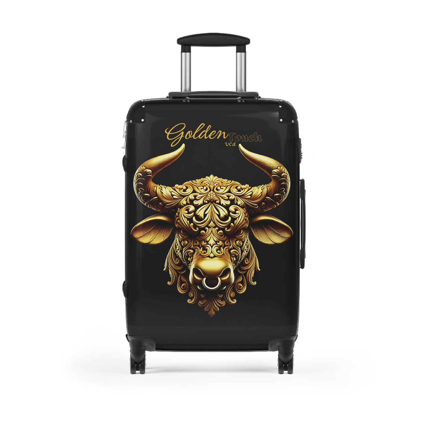 "Golden Touch" Collection - 'TaurusHead2' by vca - Designer Luggage Set