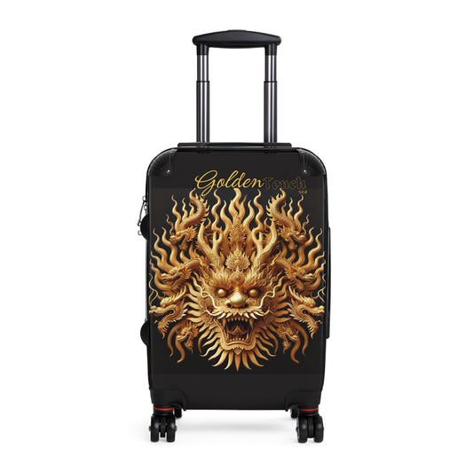 "Golden Touch" Collection - 'Dragon Head' design1 - Designer Luggage Set