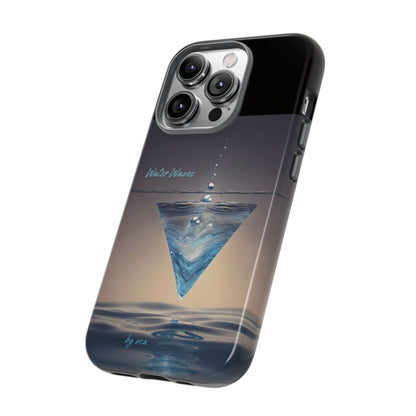 "H2O Droplets" Collection - 'Water Waves' design by vca - Designer iPhone Tough Cases