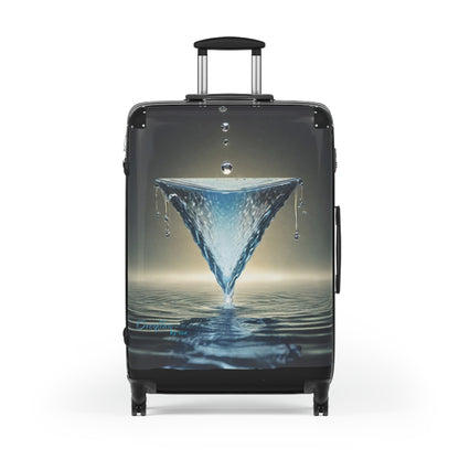 "H2O Droplets" Collection - 'Overflow' design by vca, Designer Suitcase Set