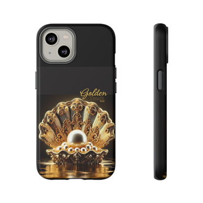 "Golden Touch" Collection - 'OShellPearls' design by vca - Designer iPhone Tough Cases