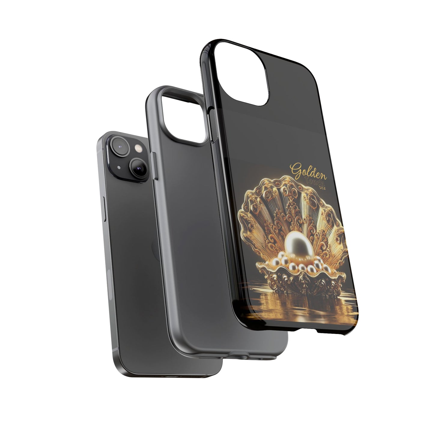 "Golden Touch" Collection - 'OShellPearls' design by vca - Designer iPhone Tough Cases