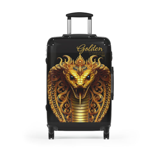 "Golden Touch" Collection - 'Cobra Head' design1 by vca - Designer Luggage Set