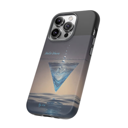 "H2O Droplets" Collection - 'Water Waves' design by vca - Designer iPhone Tough Cases