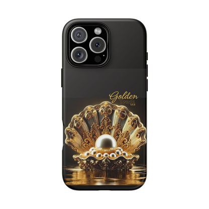 "Golden Touch" Collection - 'OShellPearls' design by vca - Designer iPhone Tough Cases