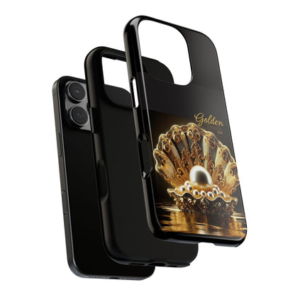 "Golden Touch" Collection - 'OShellPearls' design by vca - Designer iPhone Tough Cases