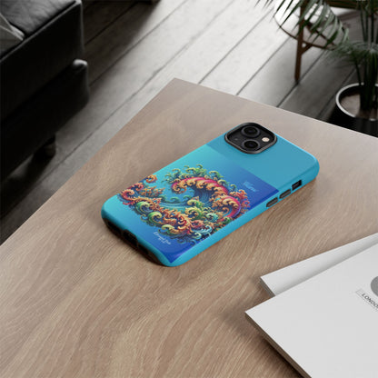 "Elevated Style" Collection - 'Waves2' design by vca - Designer iPhone Tough Cases