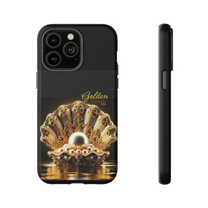 "Golden Touch" Collection - 'OShellPearls' design by vca - Designer iPhone Tough Cases