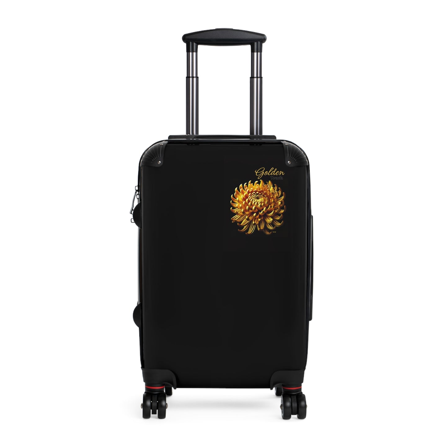 "Golden Touch" Collection - 'Chrysanthemum' design 1 by vca - Designer Luggage Set