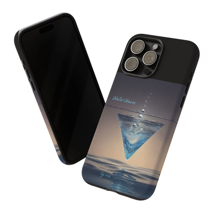 "H2O Droplets" Collection - 'Water Waves' design by vca - Designer iPhone Tough Cases