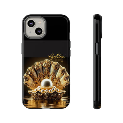 "Golden Touch" Collection - 'OShellPearls' design by vca - Designer iPhone Tough Cases