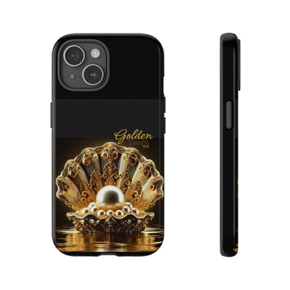 "Golden Touch" Collection - 'OShellPearls' design by vca - Designer iPhone Tough Cases