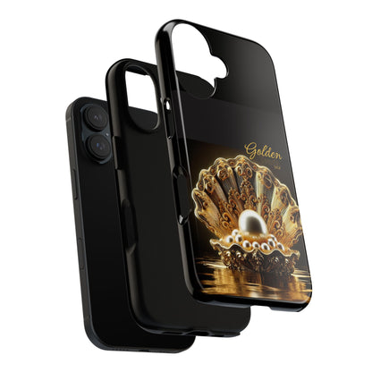 "Golden Touch" Collection - 'OShellPearls' design by vca - Designer iPhone Tough Cases