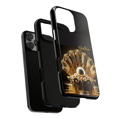 "Golden Touch" Collection - 'OShellPearls' design by vca - Designer iPhone Tough Cases