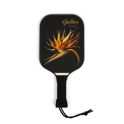 "Golden Touch" Collection - Bird of Paradise Design #3 - Pickleball Kit